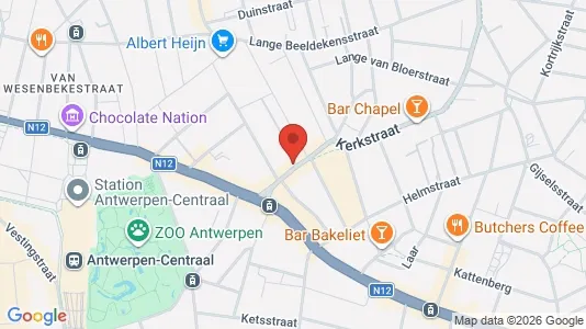 Apartments for rent i Stad Antwerp - kort over placeringen