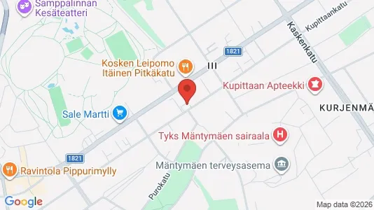 Apartments for rent i Turku - kort over placeringen