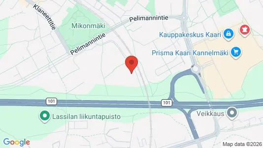 Apartments for rent i Helsinki Läntinen - kort over placeringen