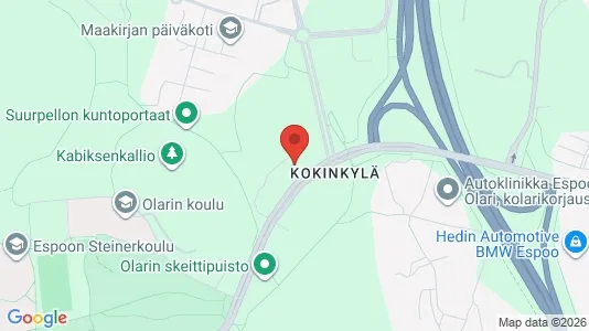 Apartments for rent i Espoo - kort over placeringen