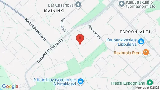 Apartments for rent i Espoo - kort over placeringen