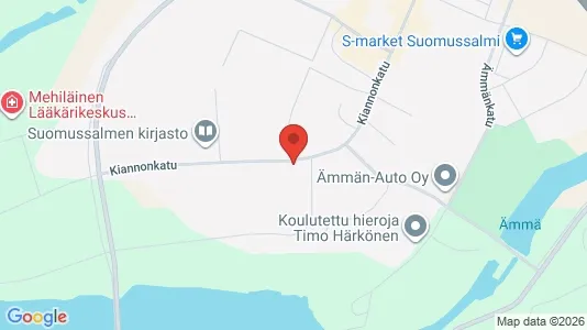 Apartments for rent i Suomussalmi - kort over placeringen