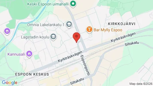 Apartments for rent i Espoo - kort over placeringen