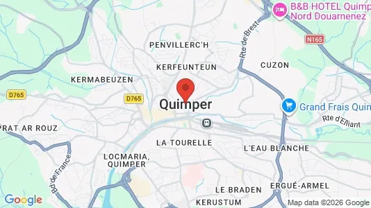 Apartments for rent in Quimper - Photo from Google Street View