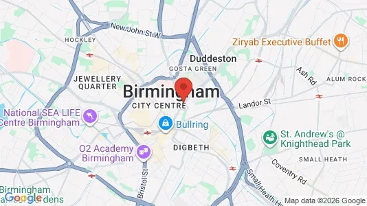 Apartments for rent in Birmingham - West Midlands - Photo from Google Street View