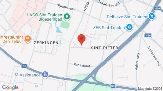 Apartments for rent i Sint-Truiden - kort over placeringen
