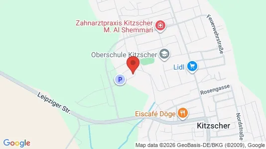 Apartments for rent i Leipzig - kort over placeringen