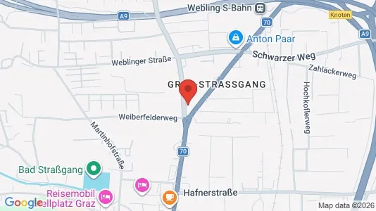 Apartments for rent i Graz - kort over placeringen