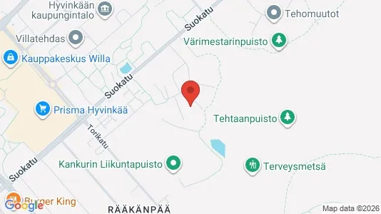 Apartments for rent i Hyvinkää - kort over placeringen