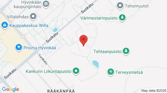 Apartments for rent i Hyvinkää - kort over placeringen