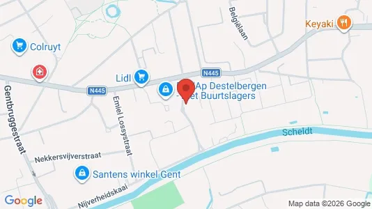 Apartments for rent i Destelbergen - kort over placeringen