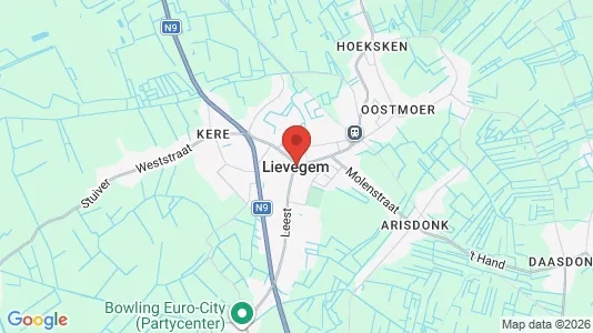 Houses for rent i Lievegem - kort over placeringen
