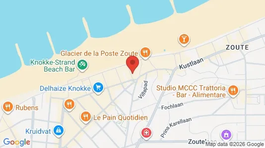 Apartments for rent i Knokke-Heist - kort over placeringen