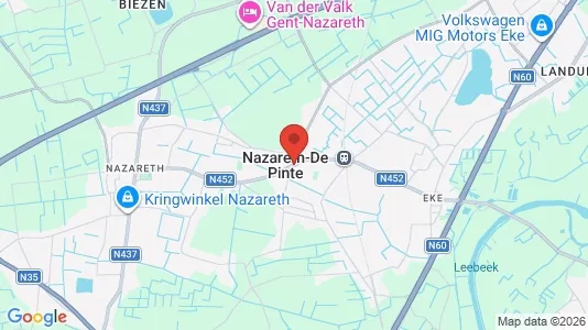 Houses for rent i Nazareth - kort over placeringen