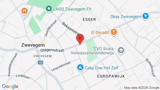 Apartments for rent i Zwevegem - kort over placeringen