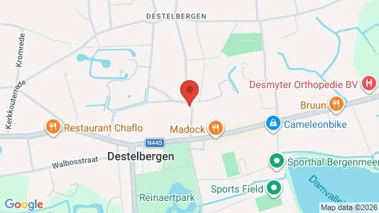 Apartments for rent i Destelbergen - kort over placeringen