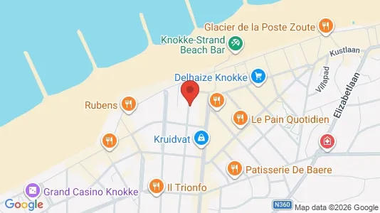 Apartments for rent i Knokke-Heist - kort over placeringen
