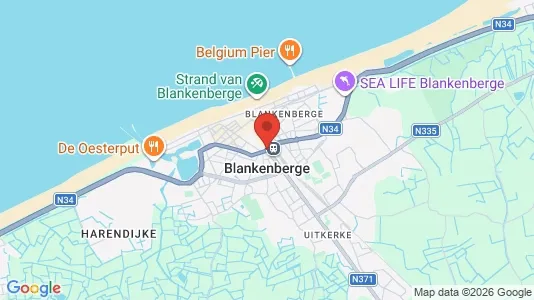 Houses for rent i Blankenberge - kort over placeringen