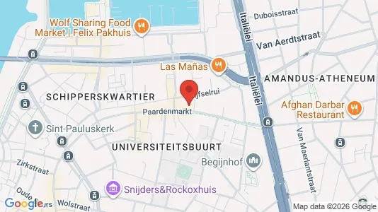Apartments for rent i Stad Antwerp - kort over placeringen