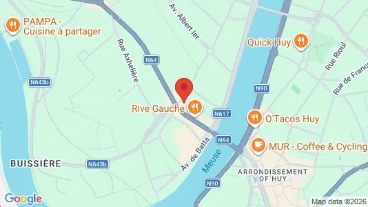 Apartments for rent i Hoei - kort over placeringen