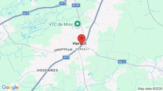 Houses for rent i Herselt - kort over placeringen
