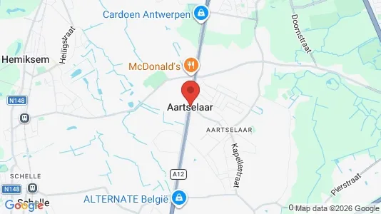 Houses for rent i Aartselaar - kort over placeringen