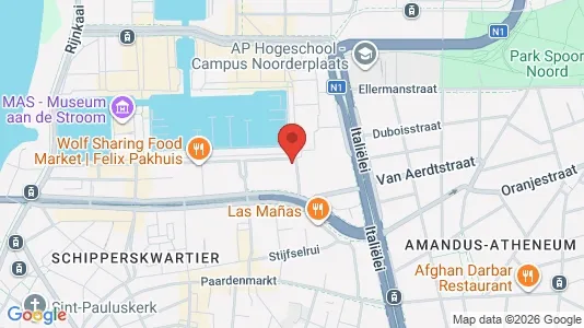 Apartments for rent i Stad Antwerp - kort over placeringen