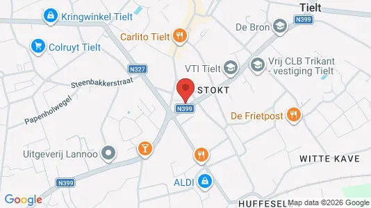 Apartments for rent i Tielt - kort over placeringen