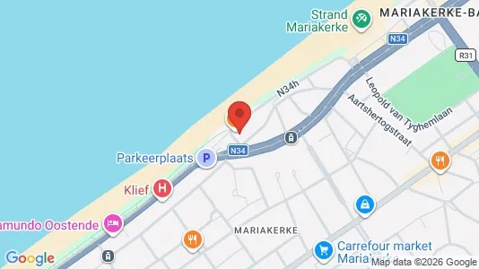 Apartments for rent i Oostende - kort over placeringen