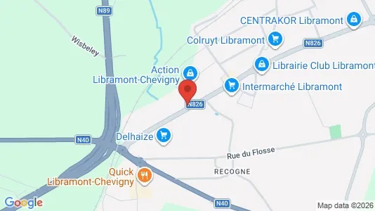 Apartments for rent i Libramont-Chevigny - kort over placeringen