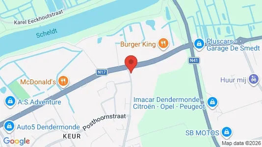 Apartments for rent i Dendermonde - kort over placeringen