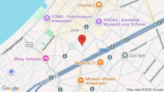 Apartments for rent i Stad Antwerp - kort over placeringen