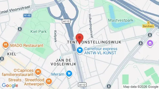 Apartments for rent i Stad Antwerp - kort over placeringen
