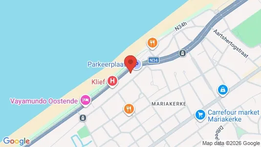 Apartments for rent i Oostende - kort over placeringen