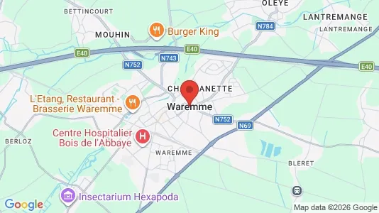 Houses for rent i Borgworm - kort over placeringen