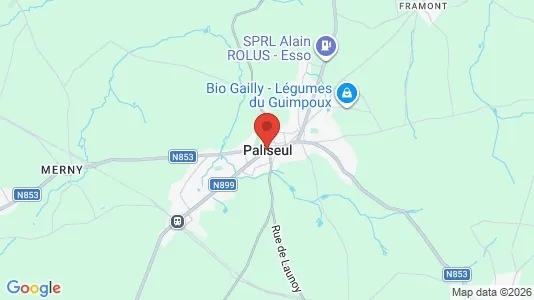 Houses for rent i Paliseul - kort over placeringen
