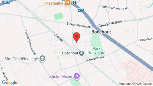 Apartments for rent i Boechout - kort over placeringen