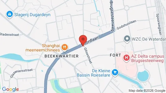 Apartments for rent i Roeselare - kort over placeringen
