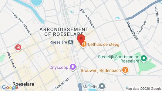Apartments for rent i Roeselare - kort over placeringen