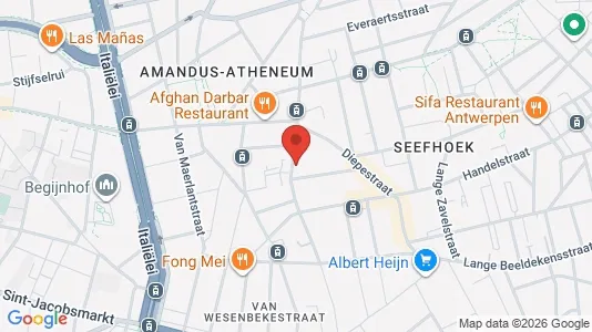 Apartments for rent i Stad Antwerp - kort over placeringen