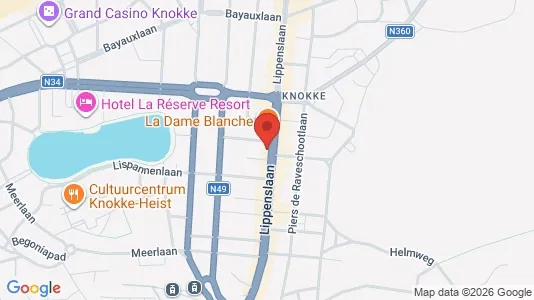Apartments for rent i Knokke-Heist - kort over placeringen
