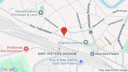Apartments for rent i Stad Gent - kort over placeringen