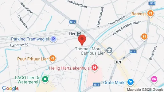 Apartments for rent i Lier - kort over placeringen