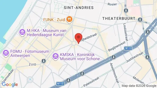Apartments for rent i Stad Antwerp - kort over placeringen