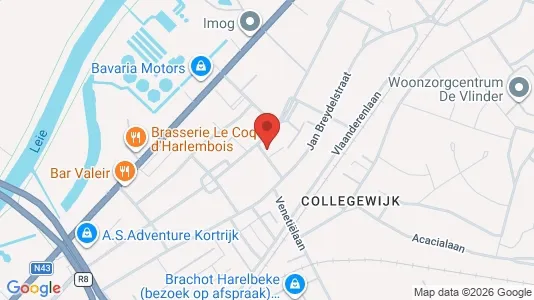 Apartments for rent i Harelbeke - kort over placeringen