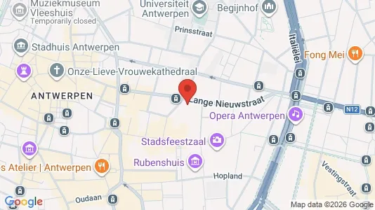 Apartments for rent i Stad Antwerp - kort over placeringen