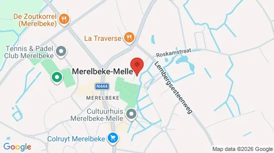 Apartments for rent i Merelbeke - kort over placeringen