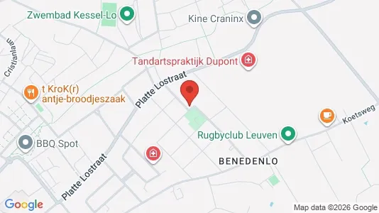 Apartments for rent i Leuven - kort over placeringen