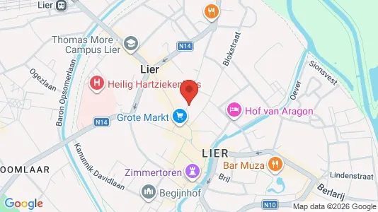 Apartments for rent i Lier - kort over placeringen