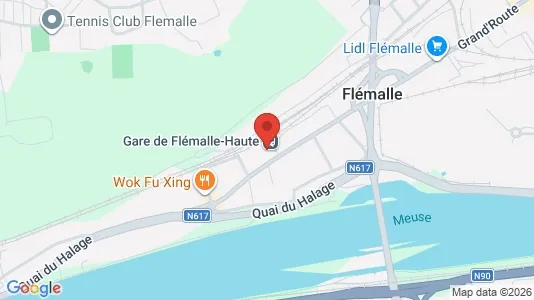 Apartments for rent i Flémalle - kort over placeringen